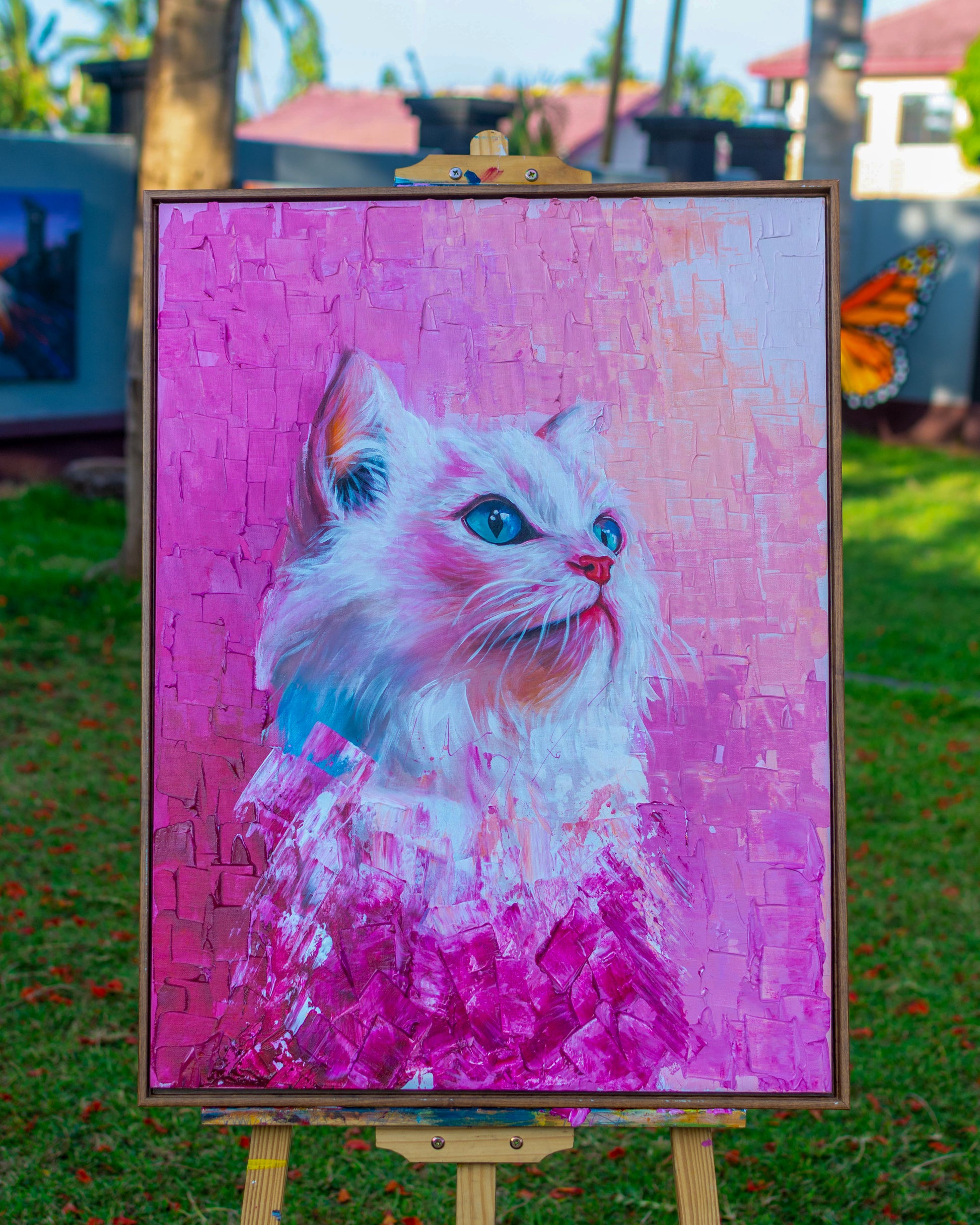 The Pinkest Kitty In Town